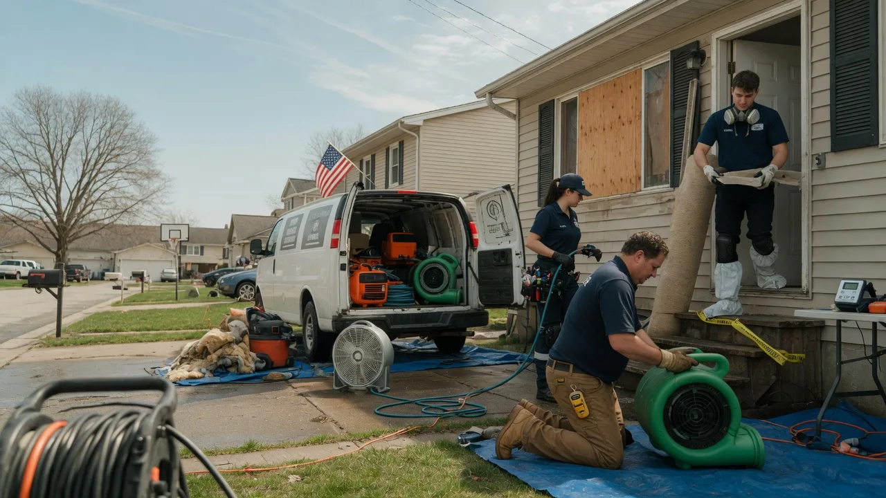 Water Damage Restoration in Pease, MN near me
